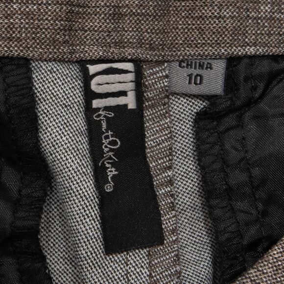 Kut From The Kloth Brown Straight Leg Trouser Pants Size  10 - Picture 7 of 14